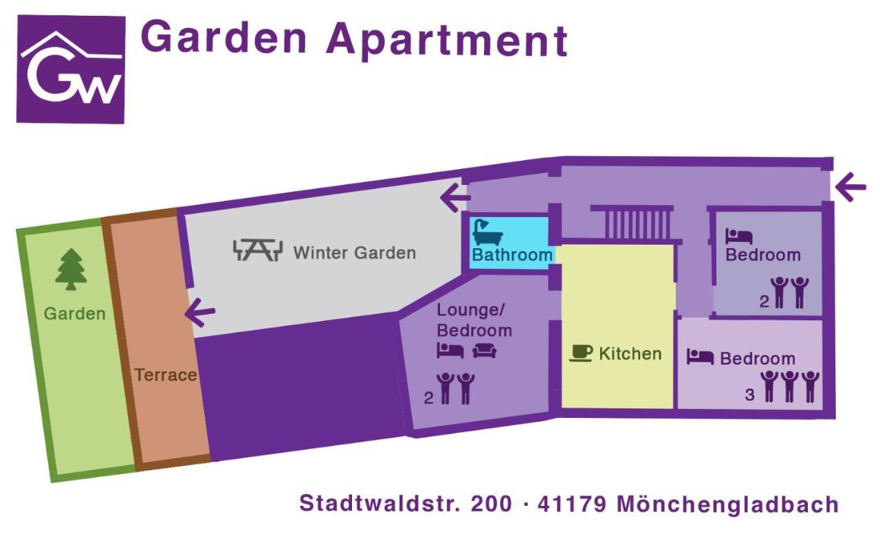 Gaestewohnung Moenchengladbach Eksteriør bilde